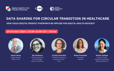 DiCE Webinar: Data Sharing for Circular Transition in Healthcare